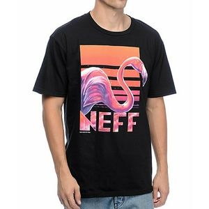 NWOT Neff Men's Mingo Flamingo Graphic Shirt